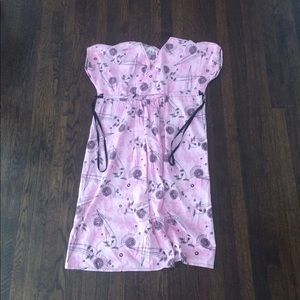 Maternity Nursing Organic Cotton Gown Hot Mama